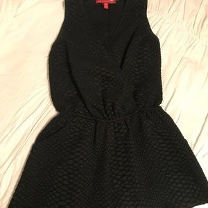 Asks Fifth Avenue Black Romper